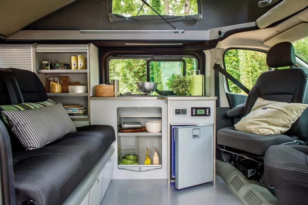 habitacle d'un camping-car