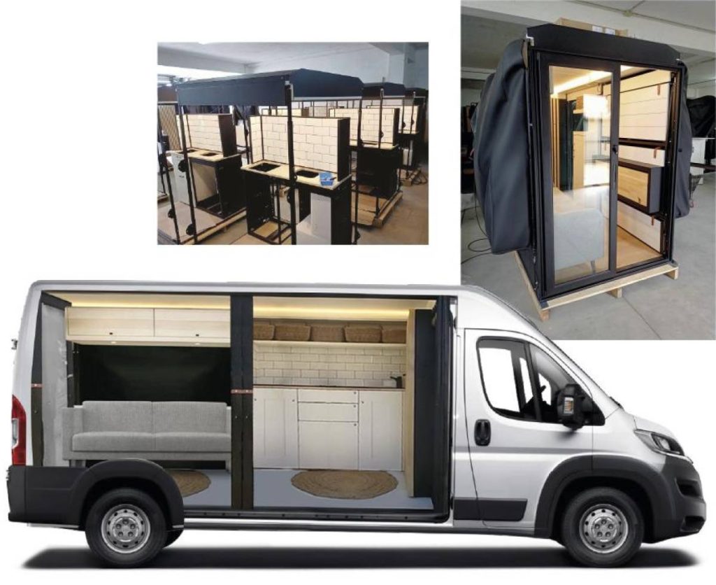 un fourgon avec un vancubic