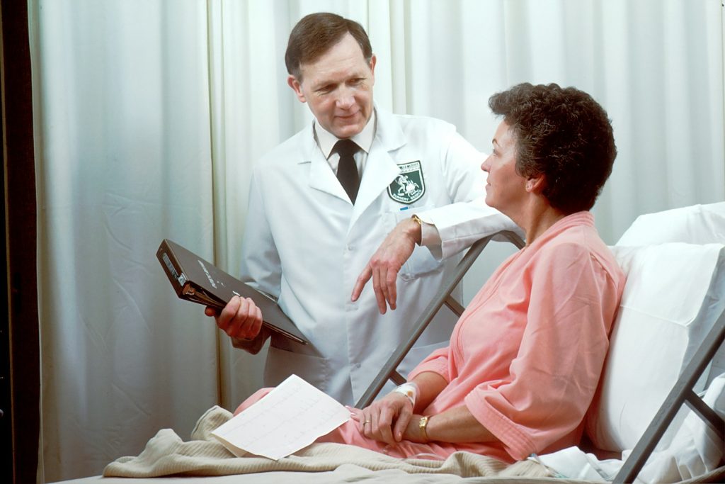 consultation d'un docteur.