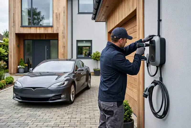Installation d’une borne de recharge à domicile