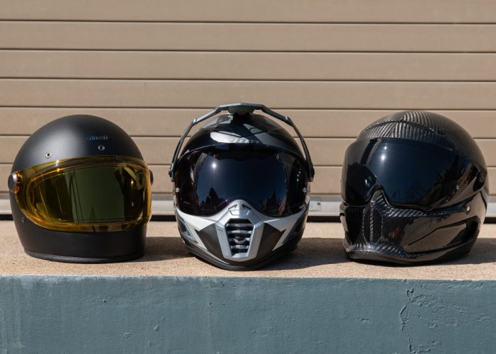 casque moto design