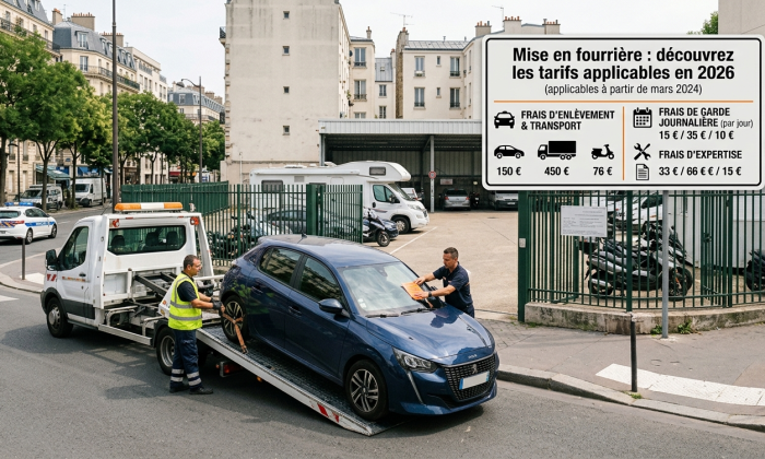 Tarifs fourrière 2026 explosent