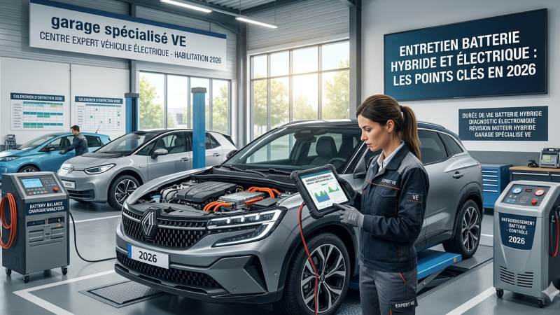 Entretien batterie hybride 2026