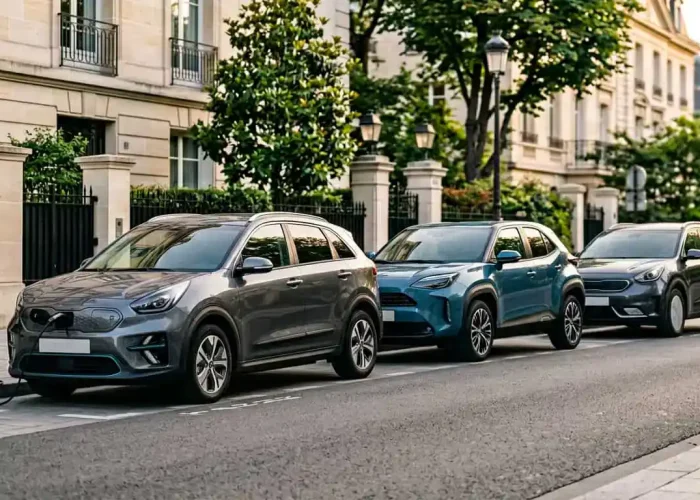 Trois voitures électrique, hybride et thermique comparées pour l’assurance auto